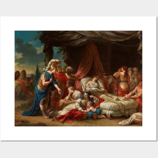 Death of Darius' Wife by Louis-Jean-Francois Lagrenee Posters and Art